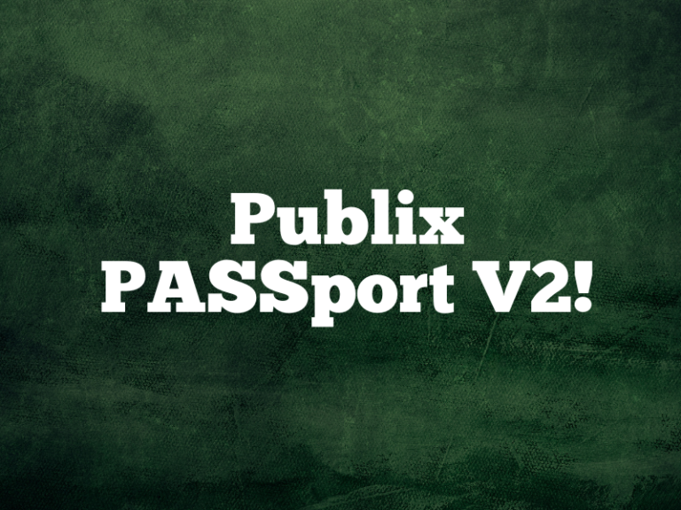 PASSport Publix V2 Login Guide